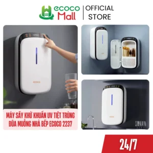 Máy sấy khử khuẩn ECOCO tiệt trùng đũa muỗng nhà bếp chính hãng
