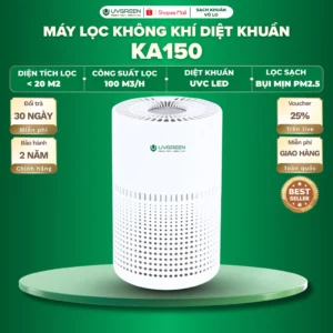 Máy Lọc Không Khí UVGREEN KA150 – HEPA H13