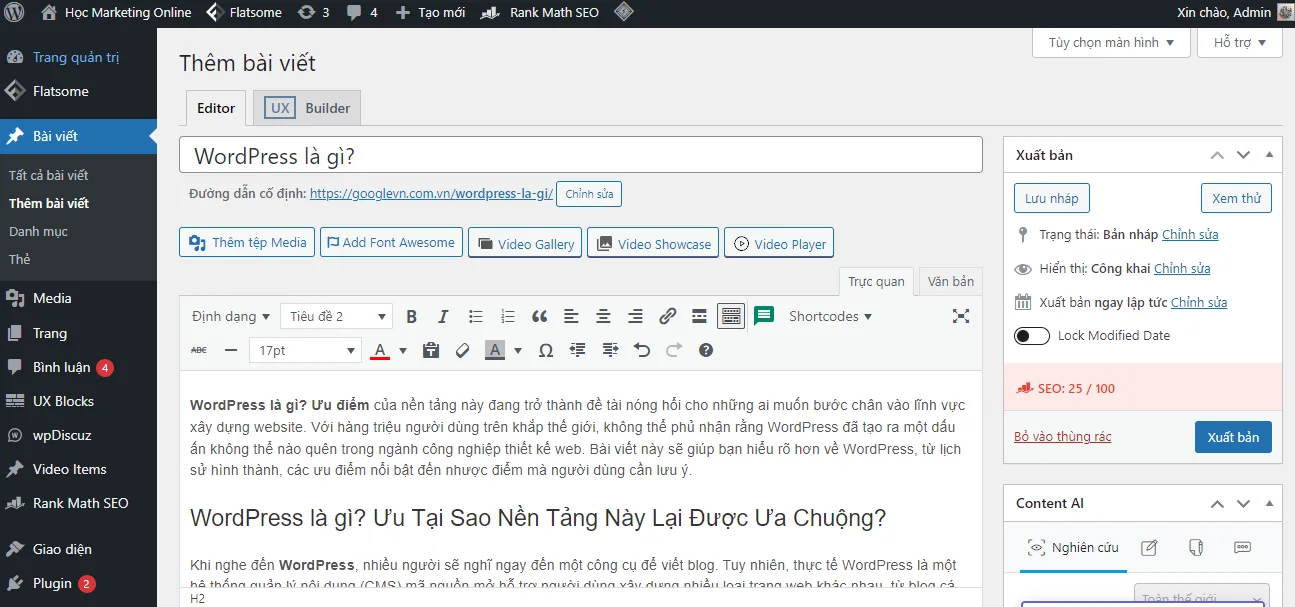 Đòi Hỏi Kiến Thức Kỹ Thuật Cơ Bản