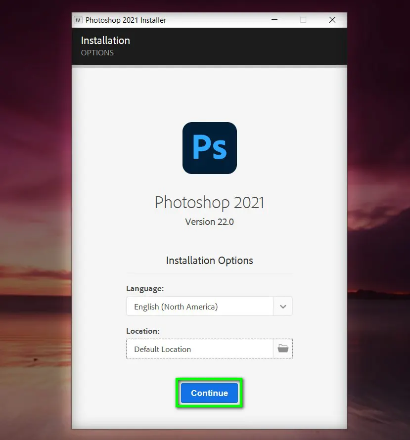 Hướng dẫn cài đặt Photoshop 2021