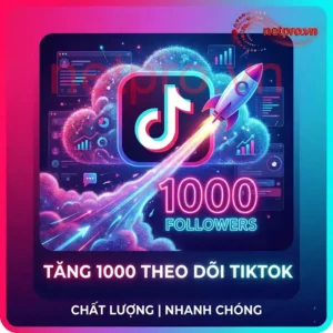 Tăng 1000 theo dõi Tiktok (Nguồn uy tín)
