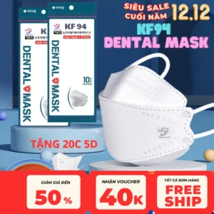 Thùng 500 Khẩu Trang 5D Bông Sen Vàng Cái 3 Lớp