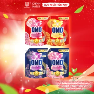 Nước giặt OMO Matic Hương Nước Hoa Comfort 4.1KG (túi)
