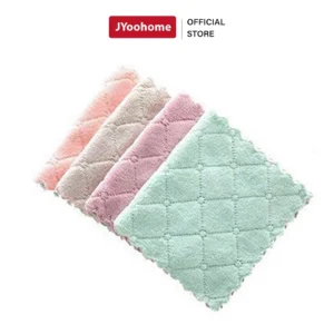 COMBO 10 Khăn lau nhà bếp JYoohome 2 mặt tiện lợi có thể tái sử dụng