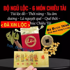*Chiêu Tài* (Có Hương Dẫn Kèm) Bộ Ngũ Lộc Chiêu Tài Cực Hiệu Quả , Mẹo Phong Thủy