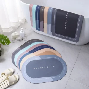 Thảm Lau Chân Silicon cao cấp Siêu Thấm Hút Nước (40x60cm)